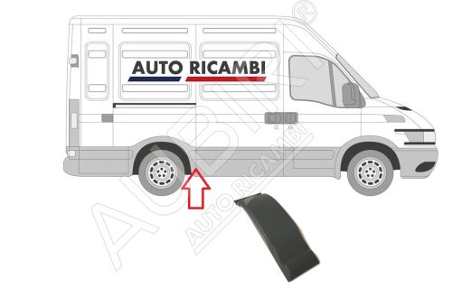 Ochranná lišta Iveco Daily 2000-2006 pravá, za posuvné dvere