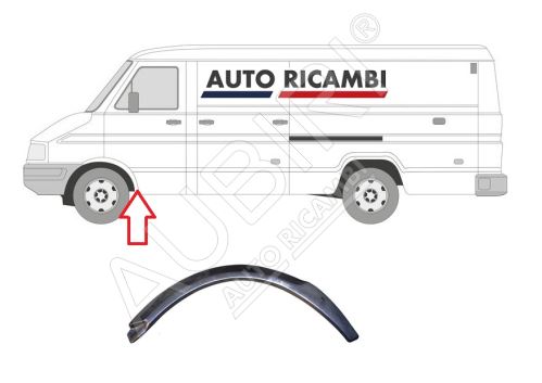 Ochranná lišta Iveco TurboDaily 1990-1995 ľavá, lem blatníka