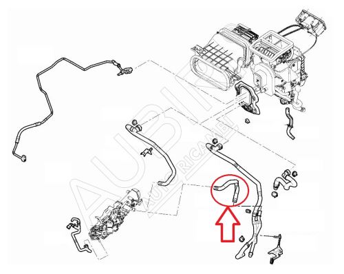 Hadica kúrenia Fiat Ducato od 2021 2,2D