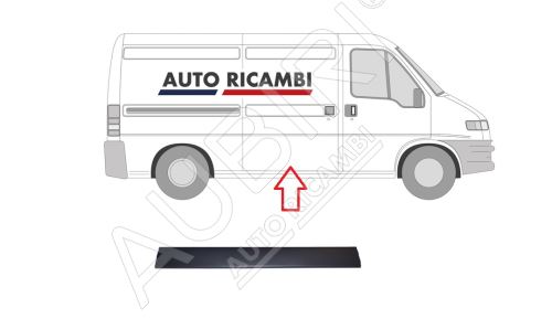 Ochranná lišta Fiat Ducato 2002-2006 pravá, posuvné dvere, 136 cm