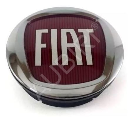Krytka kolesa Fiat Doblo od 2005, Fiorino od 2007 stredová pre alu disky, červená