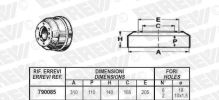 Brzdový bubon Iveco TurboDaily 59.12