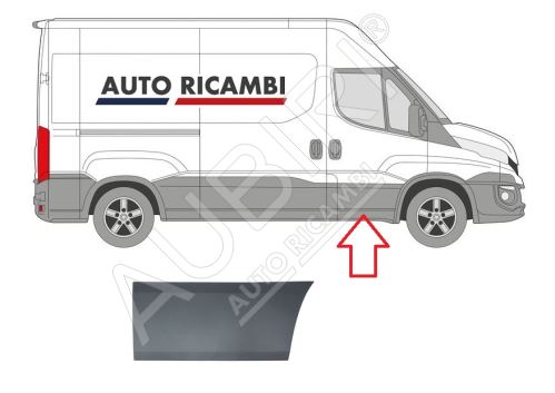 Ochranná lišta Iveco Daily od 2014 pravá, predné dvere