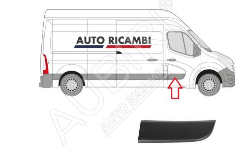 Ochranná lišta Renault Master od 2010 pravá, predné dvere