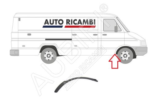 Ochranná lišta Iveco TurboDaily 1990-1995 pravá, lem blatníka