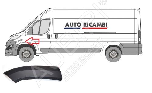 Ochranná lišta Fiat Ducato od 2014 ľavá, lem blatníka