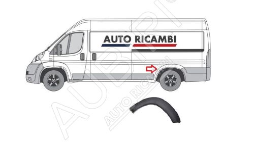 Ochranná lišta Fiat Ducato od 2006 ľavá, lem blatníka