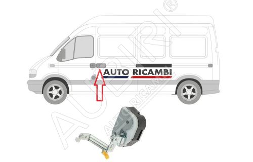 Zámok posuvných dverí Renault Master 1998-2010 ľavý