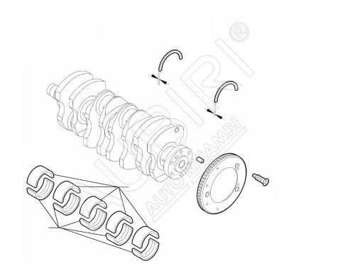 Kľukový hriadeľ Fiat Ducato od 2021 2,2D