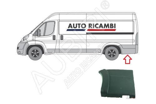 Ochranná lišta Fiat Ducato od 2006 ľavá, za zadné koleso - Maxi