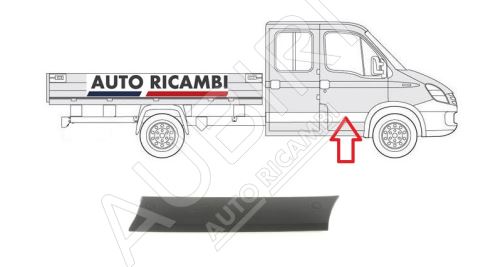 Ochranná lišta Iveco Daily 2006-2014 pravá, predné dvere - dvojkabína