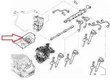 Kryt motora Fiat Ducato 2021-2024 2,2D vrchný (2)