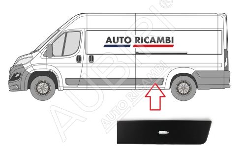 Ochranná lišta Fiat Ducato od 2014 ľavá, pred zadné koleso