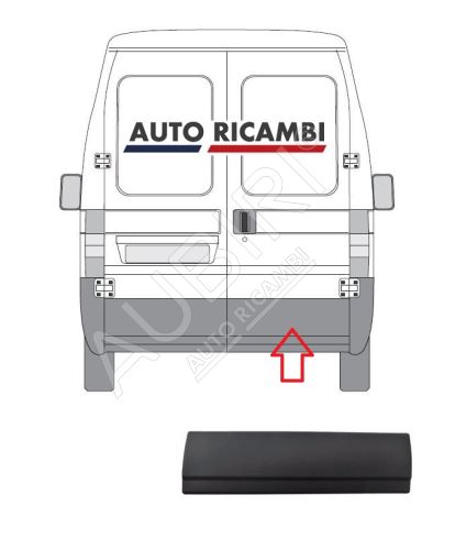 Ochranná lišta Fiat Ducato 2002-2006 zadná, pravé dvere