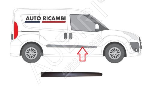 Ochranná lišta Fiat Doblo 2010-2023 pravá, predné dvere