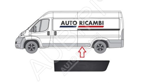 Ochranná lišta Fiat Ducato od 2006 ľavá, pred zadné koleso 80cm