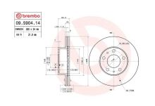 Brzdový kotúč Fiat Ducato od 1996 predný Q11/15, 280 mm (2)