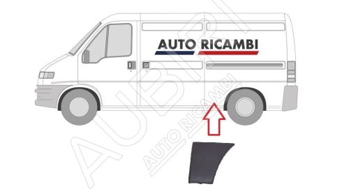 Ochranná lišta Fiat Ducato 2002-2006 ľavá, pred zadné koleso