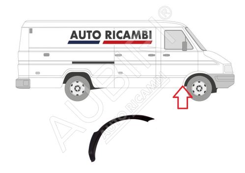 Ochranná lišta Iveco TurboDaily 1990-2000 pravá, lem blatníka