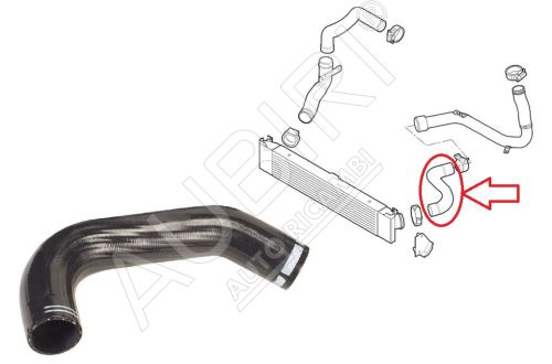 Hadica plniaceho vzduchu Fiat Ducato 2006-2011 3,0 z turba do intercoolera