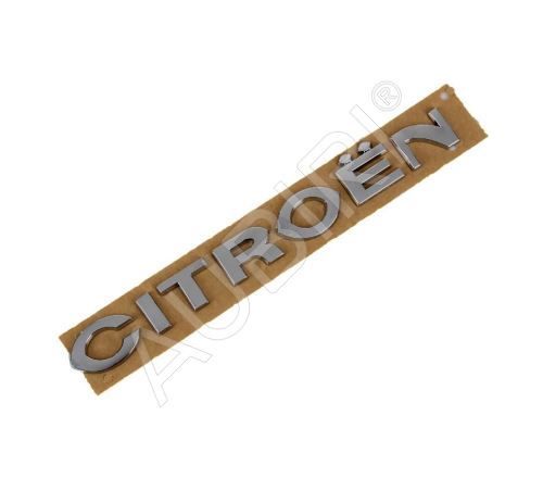 Nápis " CITROËN " Citroën Berlingo 2008-2018 zadný, 1-krídlové dvere