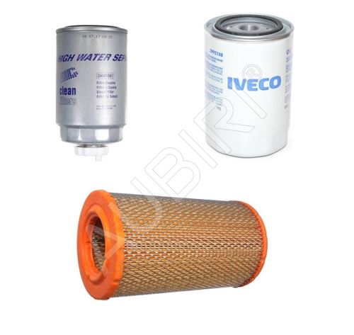 Sada filtrov na motor Fiat Ducato 2002-2006 2,3 bez peľového filtra