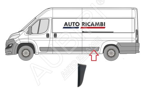 Ochranná lišta Fiat Ducato od 2014 ľavá, pred zadné koleso