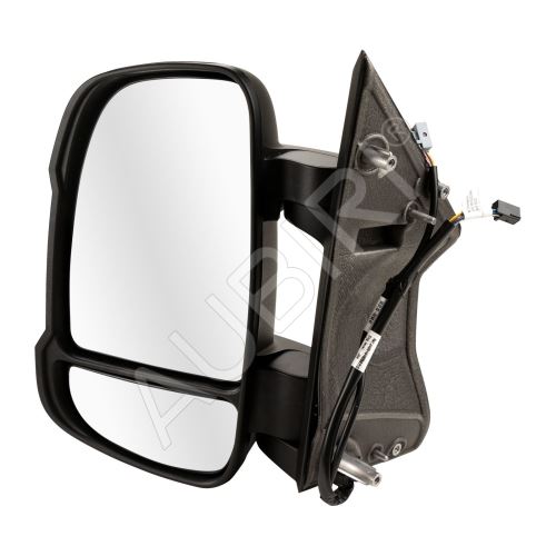 Spätné zrkadlo Fiat Ducato od 2011 ľavé krátke 80 mm, sklopné so snímačom 16W, 12-PIN