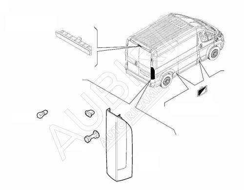 Zadné svetlo Fiat E-Ducato od 2024 pravé