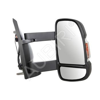 Spätné zrkadlo Fiat Ducato od 2011 pravé dlhé elektrické 16W s anténou AM/FM