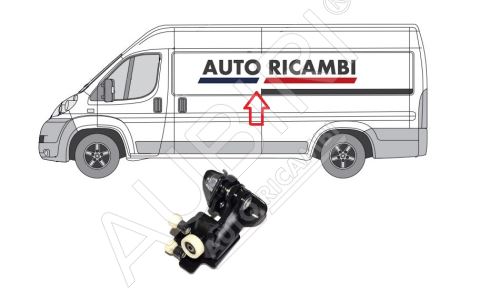 Vodítko posuvných dverí Fiat Ducato od 2006 ľavé stredné