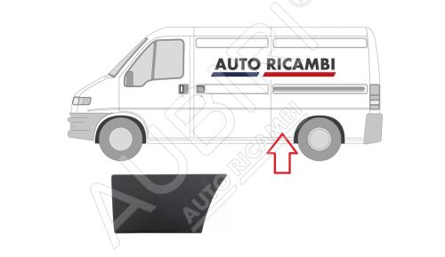 Ochranná lišta Fiat Ducato 2002-2006 ľavá, pred zadné koleso