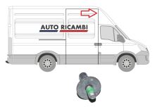 Zaisťovací kolík zámku Iveco Daily od 2000 posuvné dvere (2)