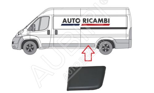 Ochranná lišta Fiat Ducato od 2006 ľavá, pred zadné koleso