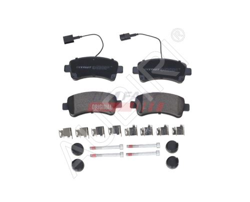 Brzdové doštičky Fiat Ducato od 2006 zadné, 2- snímače, s príslušenstvom, 20Q, typ Brembo