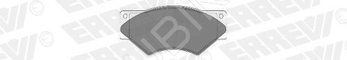 Brzdové doštičky Iveco TurboDaily 1996-2000 59-12 predné, 2-snímače