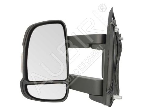 Spätné zrkadlo Fiat Ducato 2006-2011 ľavé dlhé 250 mm, manuálne bez snímača 5W, 2-PIN