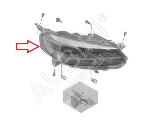 Svetlomet Fiat Scudo od 2022, Jumpy, Expert od 2016, Vivaro od 2019 pravý