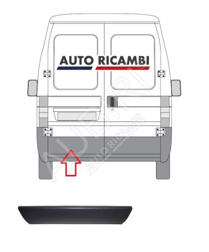 Ochranná lišta Fiat Ducato 2002-2006 zadná, ľavé dvere