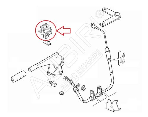 Spínač elektrickej ručnéj brzdy Fiat Ducato, Jumper, Boxer od 2011