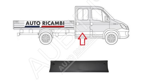 Ochranná lišta Iveco Daily 2000-2014 ľavá/pravá, na zadné dvere - dvojkabína