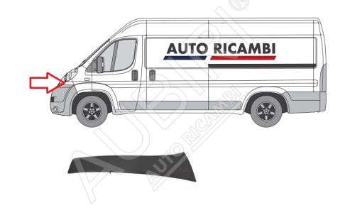 Ochranná lišta Fiat Ducato 2006-2014 ľavá pod predné svetlo