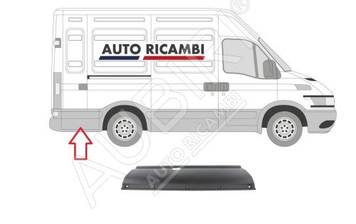 Ochranná lišta Iveco Daily 2000-2011 pravá, za zadné koleso